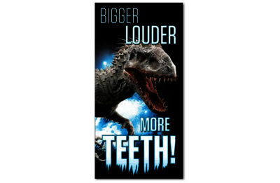 Jurassic World More Teeth Towel